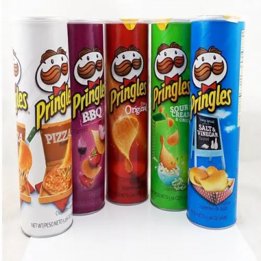 Pringles Potato Chips 165g,40g BBQ, Original wholesalephoto1